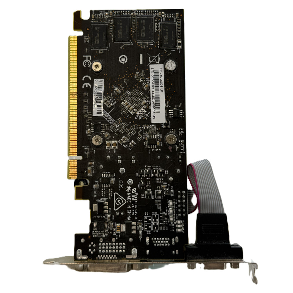 MSI Radeon R7 240 2GD3 LP 2GB DDR3 Low Profile PCIe Video Card - Picture 2 of 3